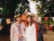 Big Moon's Juliette Jackson gets married at Green Man Festival