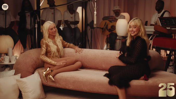 Sabrina Carpenter joins forces with Christina Aguilera on anniversary version of "What A Girl Wants"